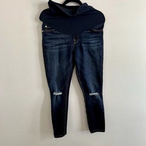 7 for All Mankind Maternity Distressed Jeans